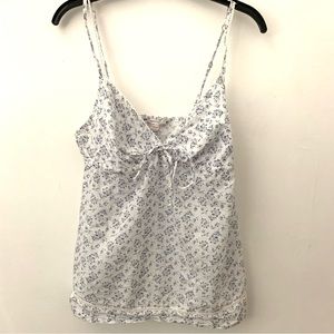 Victoria Secret Cotton Camisole with Tie Front SZ M